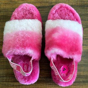 UGG Women’s Fluff Yeah Slide Gradient Slipper ~ Pink ~ Size 4US/3UK/36EU/22.5JP
